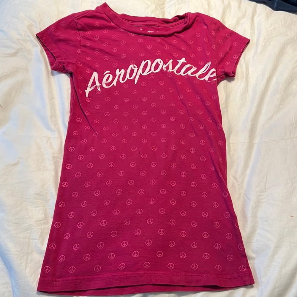 Aeropostale pink shirt. XS.
